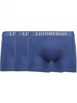 Lindbergh 3pak underbukser/boksershorts med bambus i navy til herre M Navy