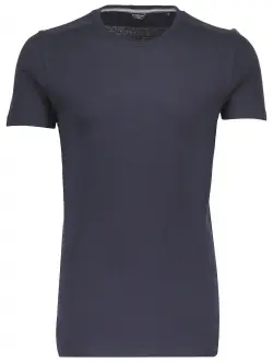 Lindbergh T-shirt i navy til herre M Navy