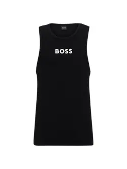 BOSS Tanktop i sort farve Sort M