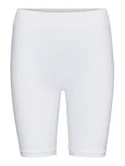 Vero Moda sømløse shorts i snow white til kvinder M/L Snow White