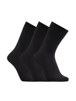 Iz sock 3pak Copenhagen premium bambusstrømper i sort | Ultra Soft Sort