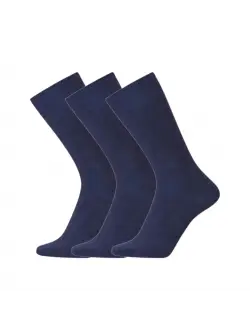 Iz sock 3pak Copenhagen premium uld strømper i navy | Ultra Soft 38 - 40