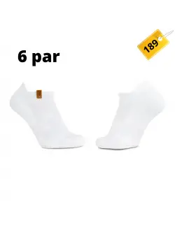 iZ Sock 6pak sports ankelstrømper i hvid m.bomuld 6695453450a25