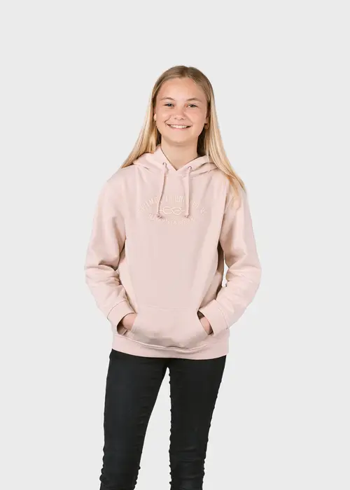 Klitmøller Collective - Kids logo eye hoodie - Rose - 13-14