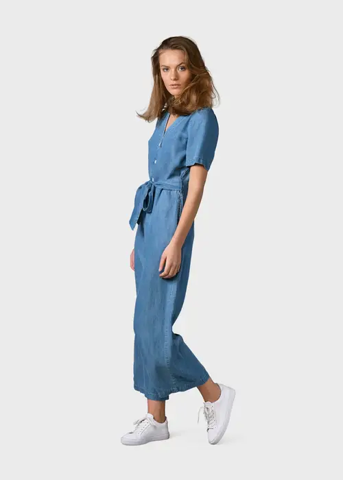 Klitmøller Collective - Marna jumpsuit - Light blue chambrey - XS