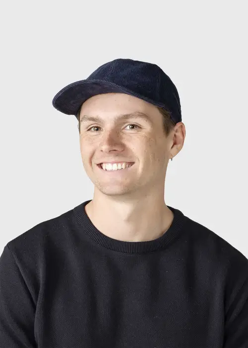 Klitmøller Collective - Cap one corduroy - Navy - One size