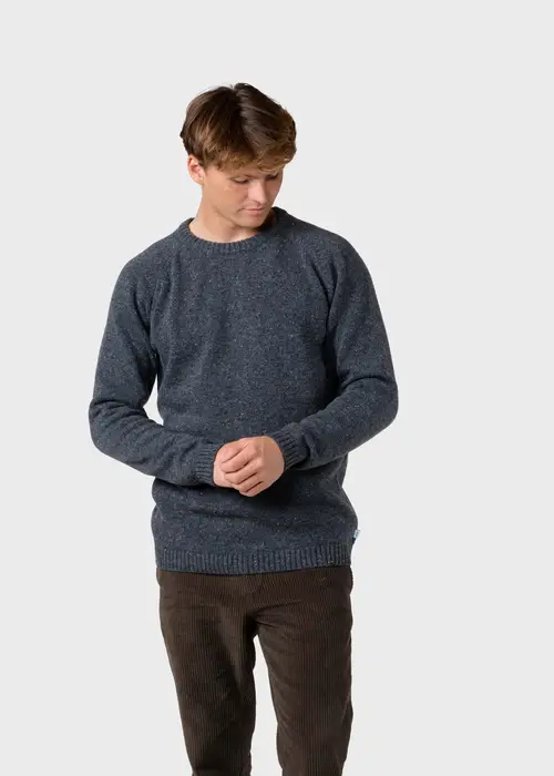 Klitmøller Collective - Stian knit  - Grey melange - XXL