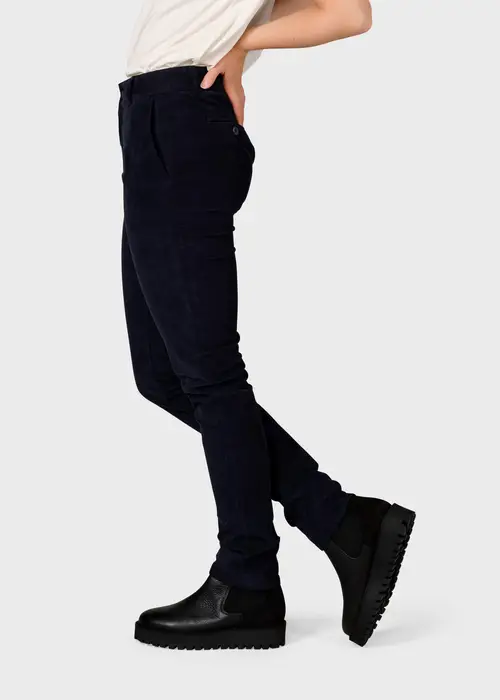 Klitmøller Collective - Liv corduroy pants - Navy - 27