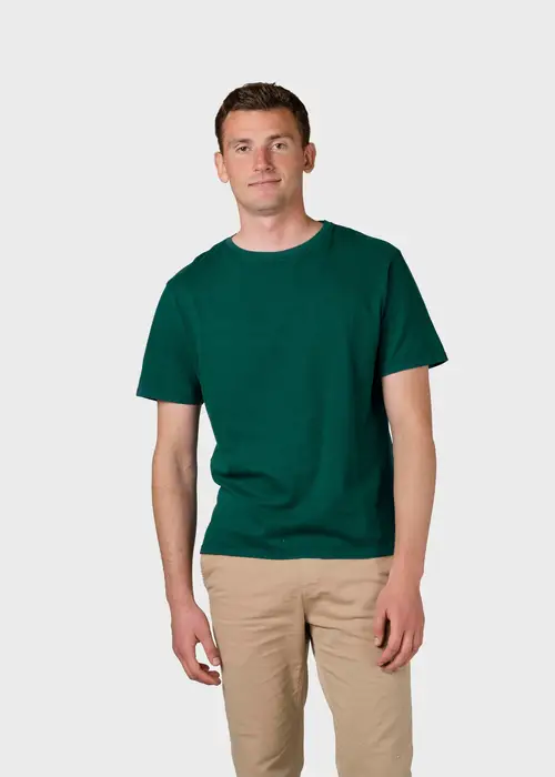 Klitmøller Collective - Mens boxy tee - Moss Green - M