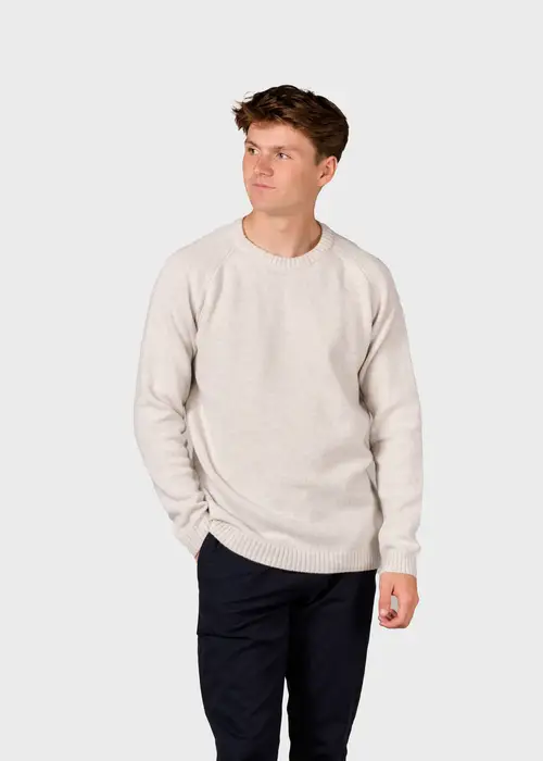 Klitmøller Collective - Ole knit - Pastel grey - XL