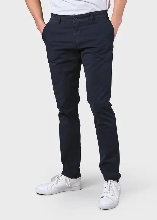 Klitmøller Collective - Ras twill chino - Navy - 32