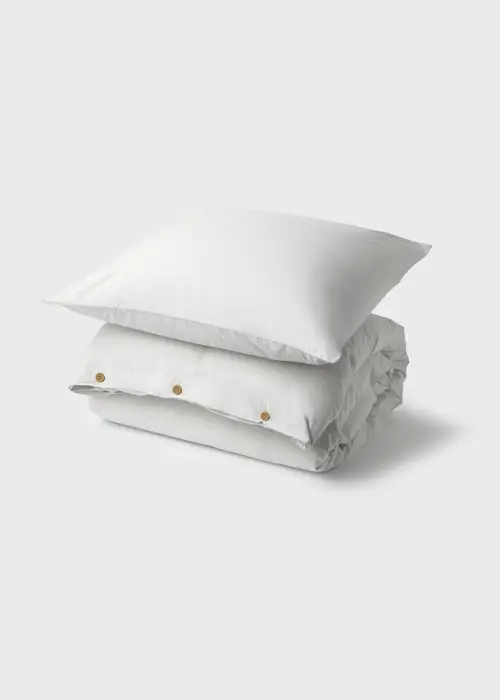 Klitmøller Collective - Bed set - Plain - 140 x 220 + 80 x 80 - White - 140 x 220 + 80 x 80