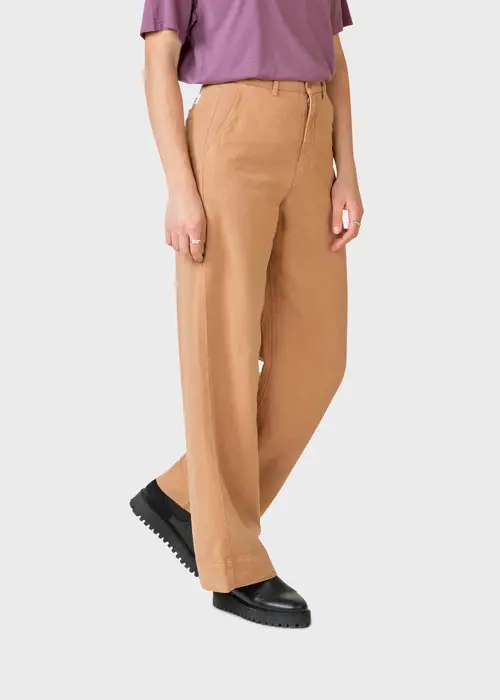 Klitmøller Collective - Lydia lyocell pants - Camel - 26