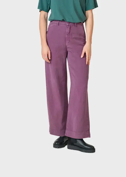 Klitmøller Collective - Lydia lyocell pants - Dark berry - 25