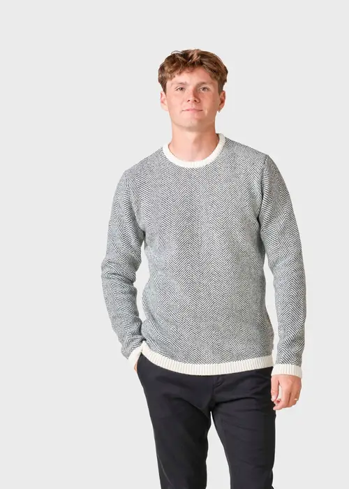 Klitmøller Collective - Keld knit - Cream/black - S