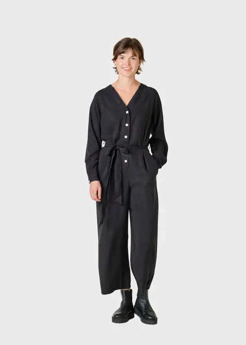 Klitmøller Collective - Marna longsleeve jumpsuit  - Black - L