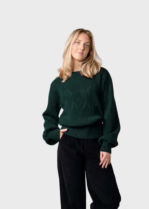 Klitmøller Collective - Ulrikke knit  - Moss Green - XL