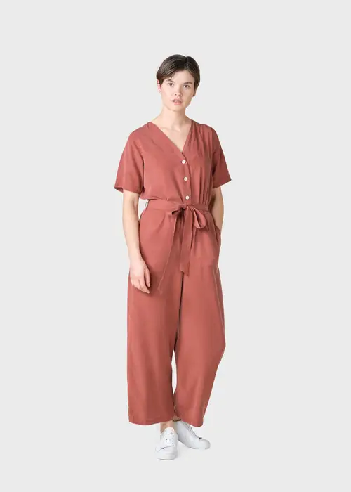 Klitmøller Collective - Marna jumpsuit - Terracotta - XS