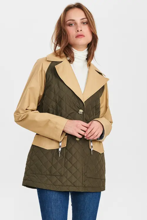 Nümph - NUECRA JACKET - Hummus - 40 - Brun - Jackets & Coats