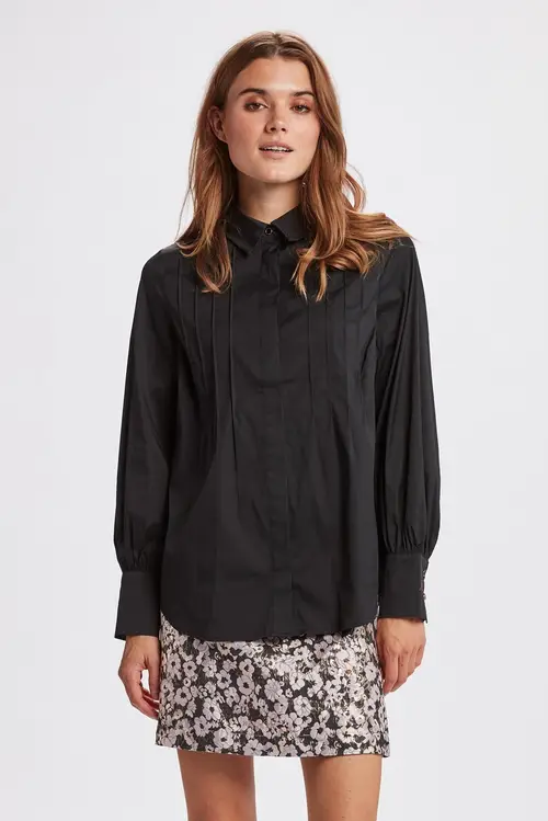 Nümph - NUYVON SHIRT - Caviar - 34 - Sort - Shirt