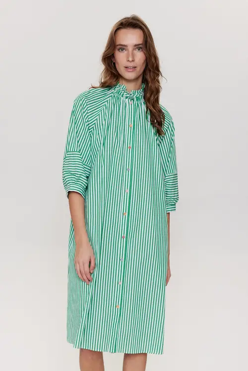 Nümph - NUERICA DRESS - Green Spruce - 34 - Grøn - Dress