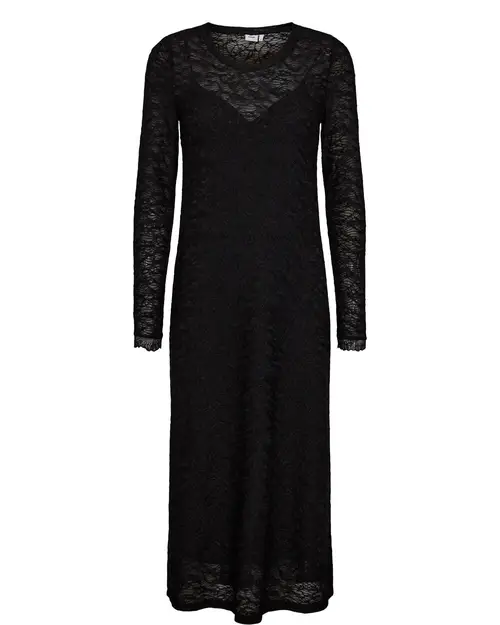 Nümph - NUELLINOR DRESS - Caviar - S - Sort - Dress