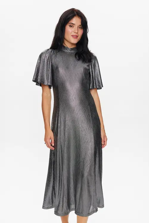 Nümph - NUSIMMA DRESS - Silver - XS - Hvid - Dress