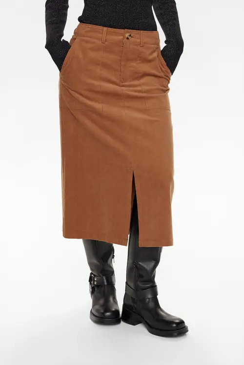 Nümph - NUSHOSHANNA SKIRT - BRONZE BROWN - 34 - Brun - Skirts