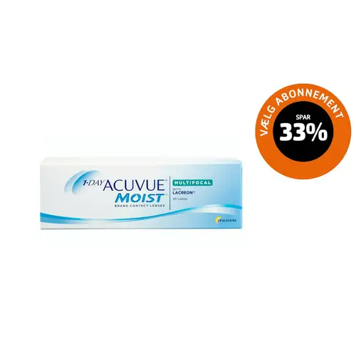 1-day ACUVUE® Moist multifocal Multifokale / Progressive Endagslinser