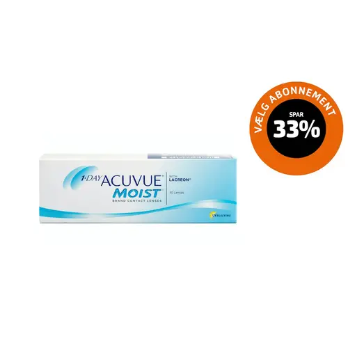 1-day ACUVUE® Moist Sfæriske Endagslinser