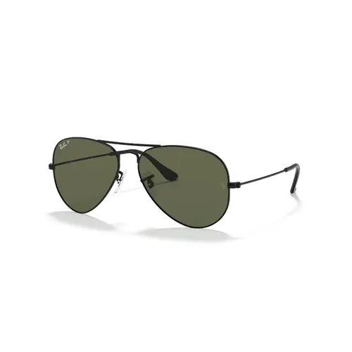 Ray-Ban AVIATOR AVIATOR Polarized - Pilot Sort Polariserede Linser