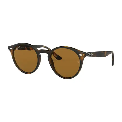 Ray-Ban 0RB2180 - Runde Brun Polariserede Linser