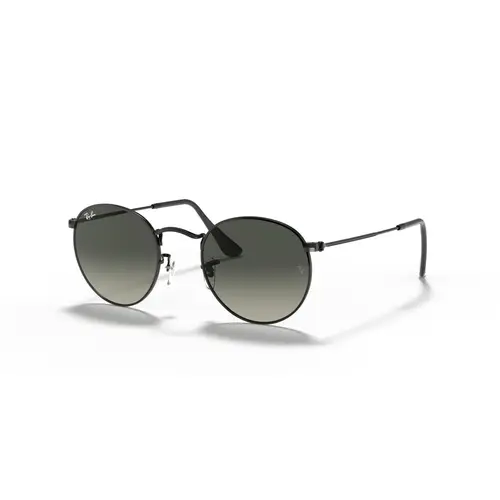 Ray-Ban Round Flat Lenses 0RB3447N - Runde Sort