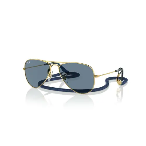 Ray-Ban Kids 0RJ9506S - Pilot Guld Spejlede Linser