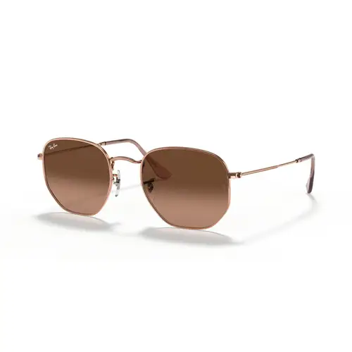 Ray-Ban Hexagonal Flat Lenses RB3548N - Runde Bronze