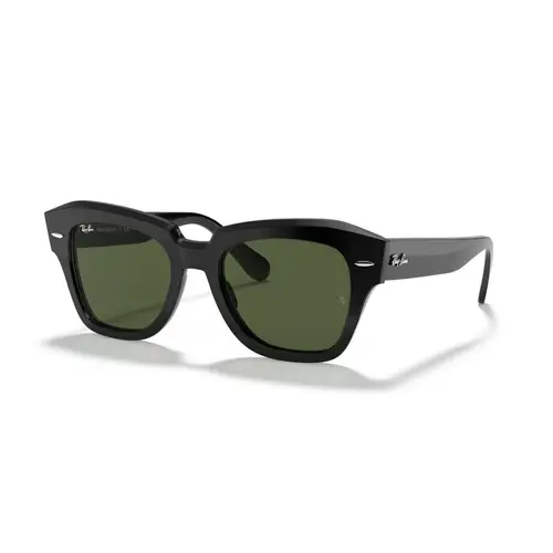 Ray-Ban State Street 0RB2186 - Firkantede Sort