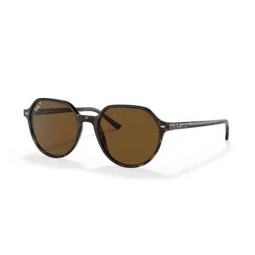 Ray-Ban Thalia RB2195 - Firkantede Skildpadde Polariserede Linser