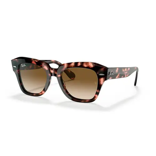 Ray-Ban State Street Fleck 0RB2186 - Firkantede Rosa