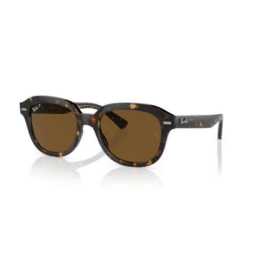 Ray-Ban Erik RB4398 - Firkantede Skildpadde Polariserede Linser