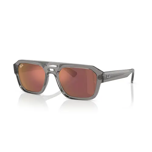 Ray-Ban Corrigan Bio Based RB4397 - Runde Transparent Spejlede Linser