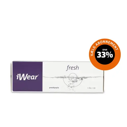 iWear Fresh Presbyopia 30 stk. Multifokale / Progressive Endagslinser