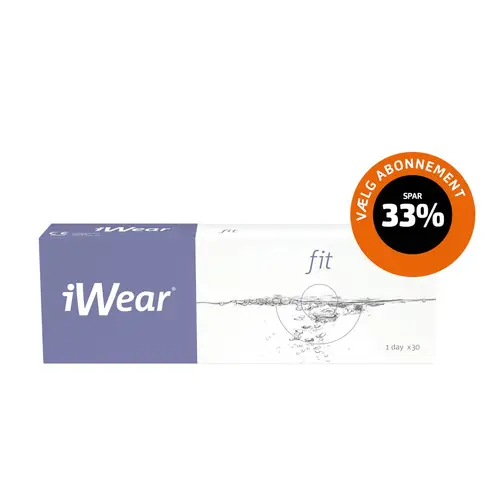 iWear Fit 30 stk. Sfæriske Endagslinser