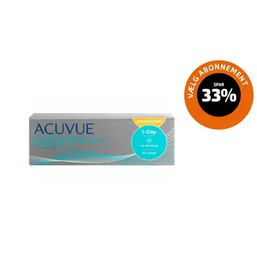 1-Day ACUVUE® Oasys for astigmatism Toriske / Astigmatiske Endagslinser