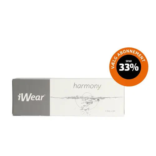 iWear Harmony 30 stk. Sfæriske Endagslinser