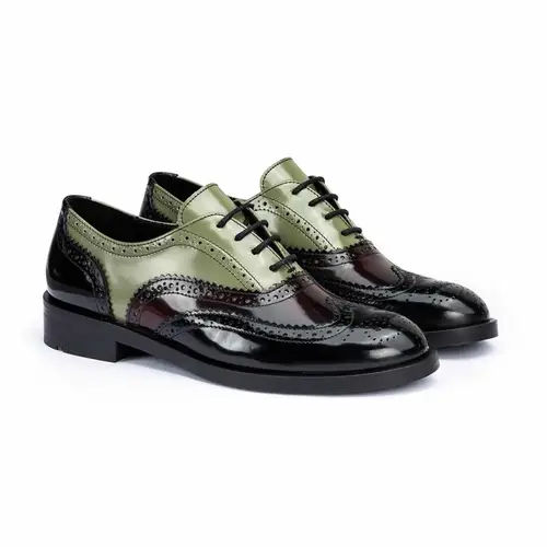 LLOYD 24-278-Dame Sko BLACK/BORDO/ARMY Str. 40,5