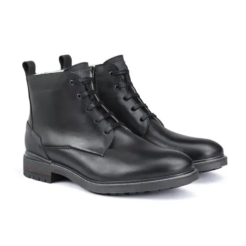 LLOYD HASCO Herre Støvle med Varmt Foer BLACK/DENIM Str. 39