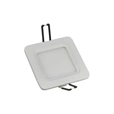 Algine LED 12W - IP20, kold hvid, loft panel, hvid ramme - Kulør : Kold