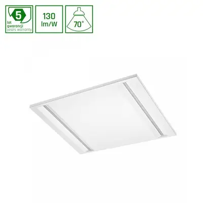 Algine Line Loft Panel LED 44W 120lm/W IP20 600x600mm Neutral hvid - Kulør : Neutral