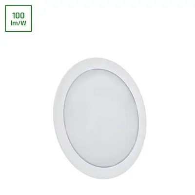 ALGINE 2i1 Downlight 12W - Overfladenedsænket, 1200lm, Neutral Hvid, 230V, IP20, Rund - Kulør : Neutral