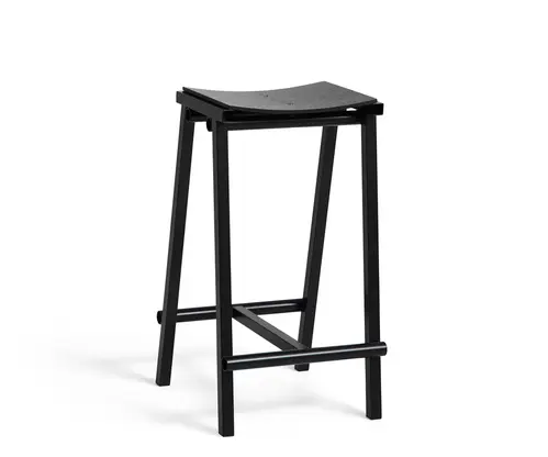 HAY Taburete 8 Bar Stool - Black - H65